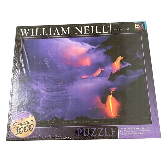 Buffalo William Neill Twilight Fire 1000 Piece Jigsaw Puzzle - Picture 1 of 3